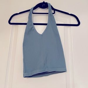 Turquoise halter crop from Urban Outfitters